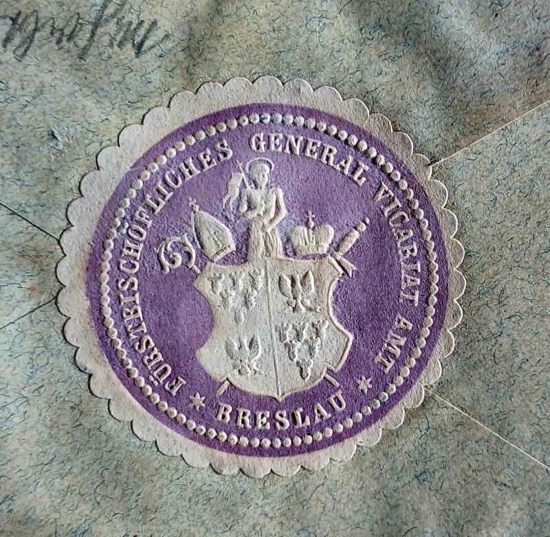 Pieczęcie 2 [Pieczęć Dekanatu Siołkowickiego 1811 r.]