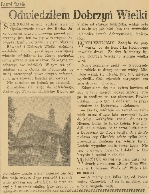 Odwiedziłem Dobrzyń Wielki