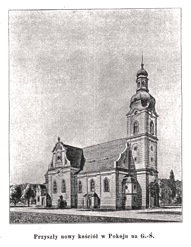 Łąki Pokojskie 5 - Z historii katolickich kościołów w Pokoju