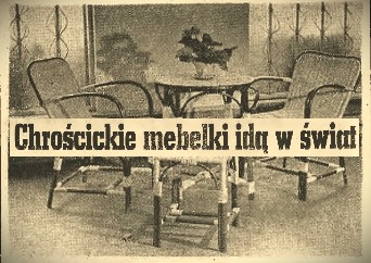 Chrościckie mebelki poszły w świat