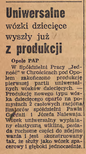 Wózki z "Jedności" Wózki z "Jedności"
