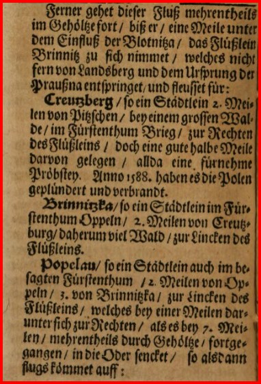 Dawne dopływy Odry. Część II. Brynica – rzeka zamieniona Dawne dopływy Odry. Część II. Brynica – rzeka zamieniona