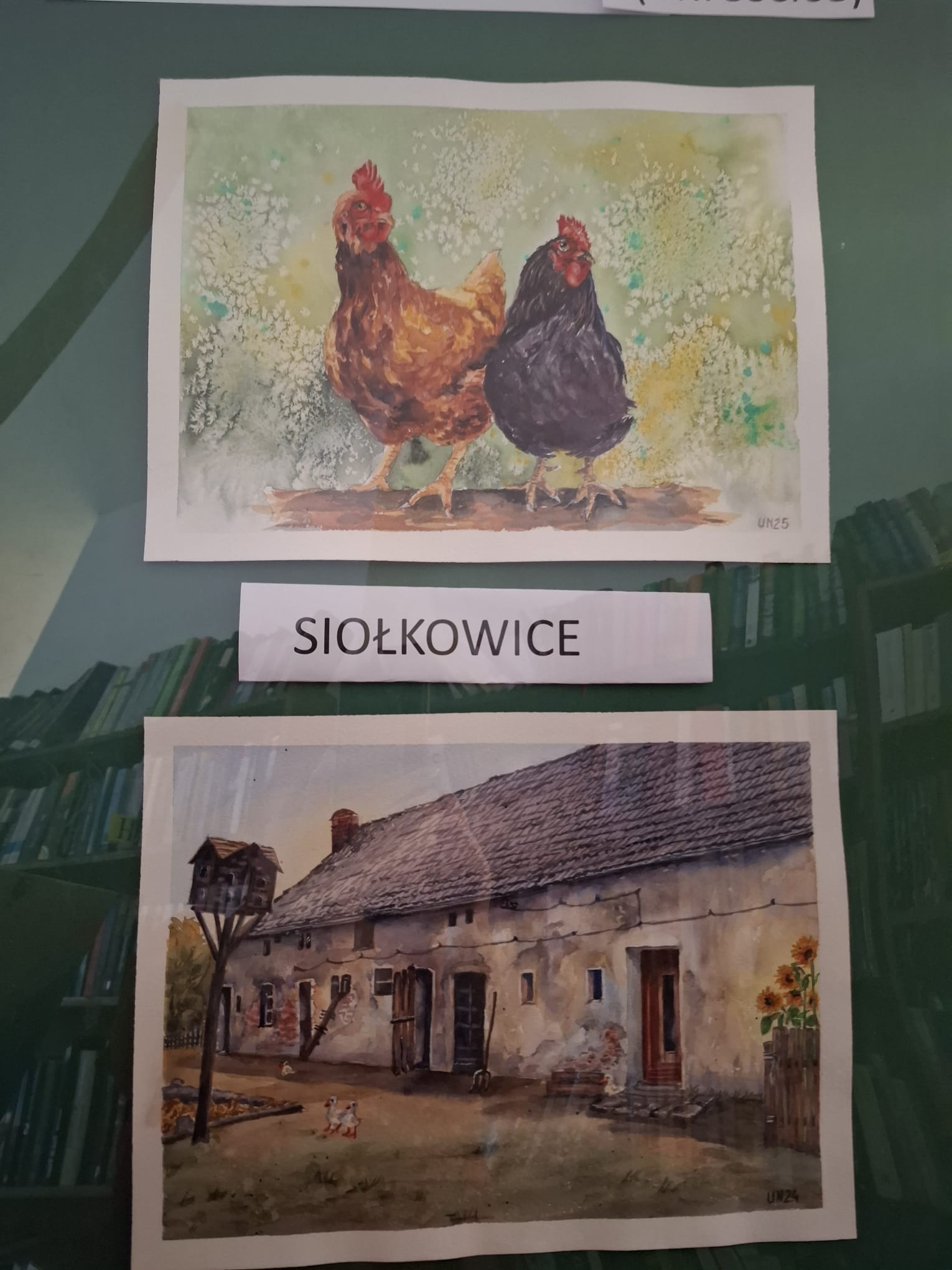 Otwarcie wystawy twórczości Urszuli Nawrath w Bibliotece w Starych Siołkowicach [ZDJĘCIA]