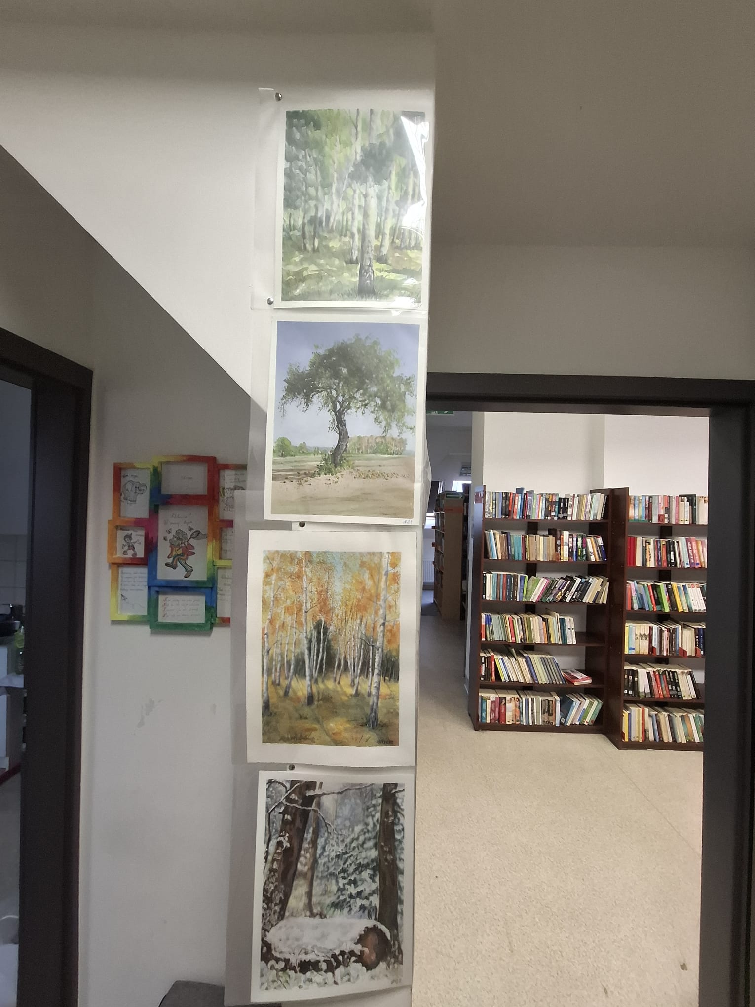 Otwarcie wystawy twórczości Urszuli Nawrath w Bibliotece w Starych Siołkowicach [ZDJĘCIA]