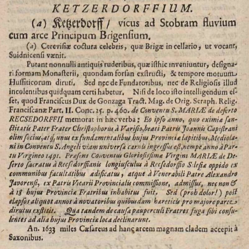 Ciekawostka historyczna. W Karłowicach warzono znane, smaczne piwo.