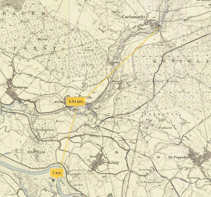 O zamku w Starych Kolniach