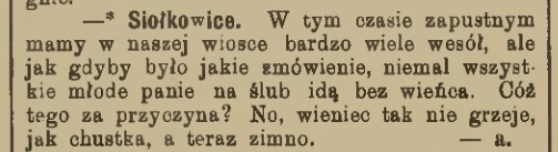 Na strychach Siołkowic i Popielowa - wesele po śląsku
