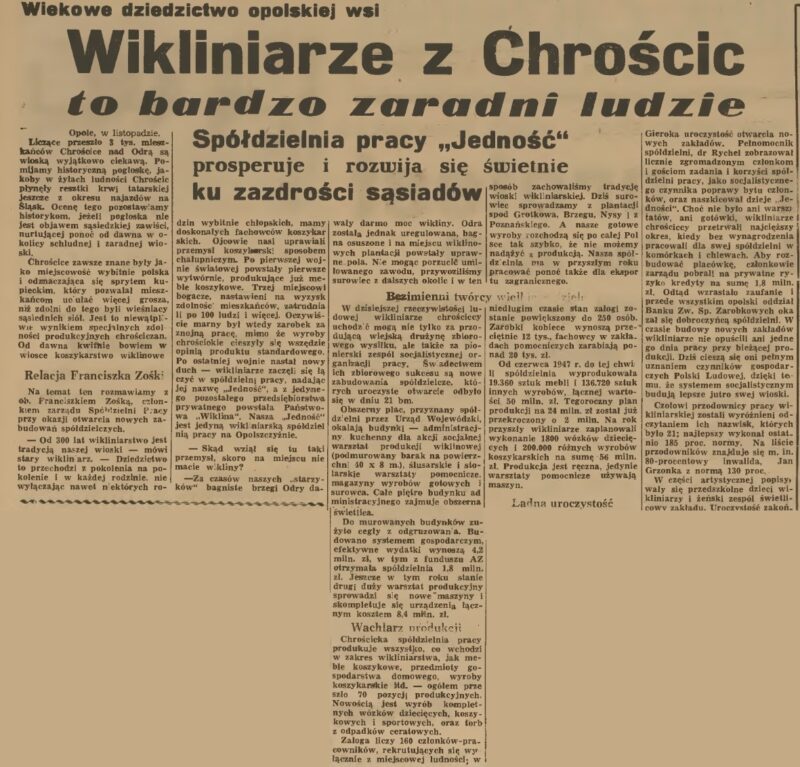 Wspomnienie o "JEDNOŚCI"