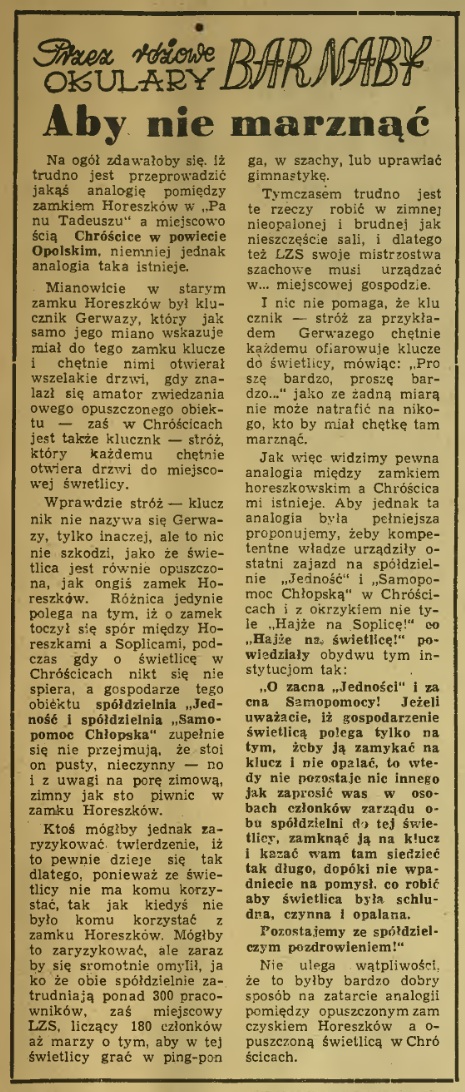 Wspomnienie o "JEDNOŚCI"