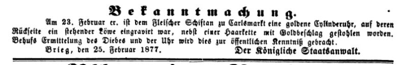 Uciekł ze "szlaku wołowego"? Karłowice -1783 r.