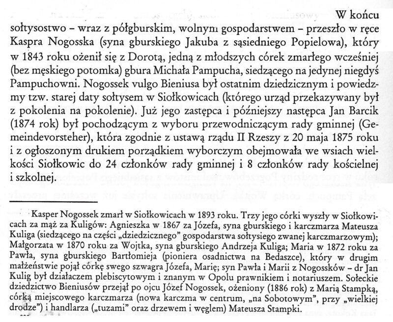 Ostatni dziedziczny sołtys Siołkowic walczył o niepodległość Polski