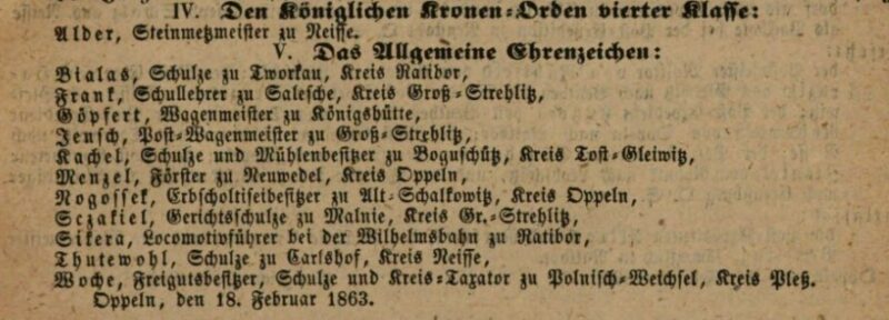 Ostatni dziedziczny sołtys Siołkowic walczył o niepodległość Polski