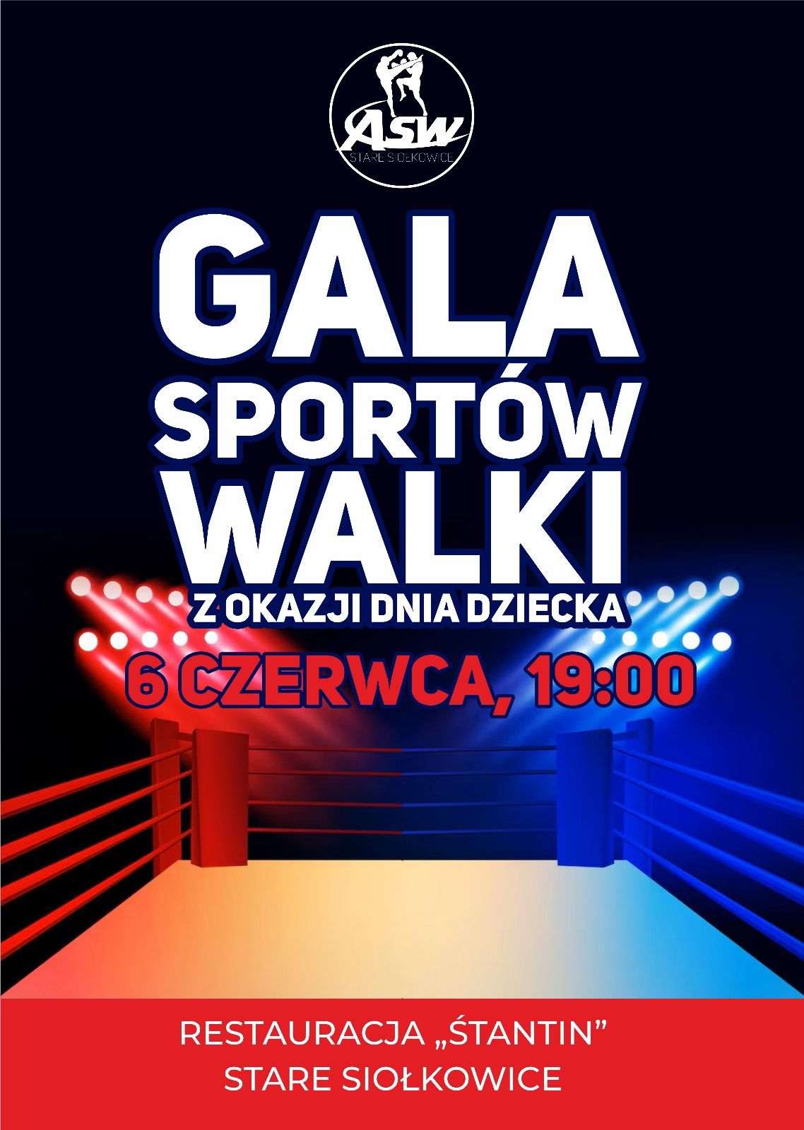 Gala Sportów Walki z okazji Dnia Dziecka – 6 czerwca w Starych Siołkowicach!