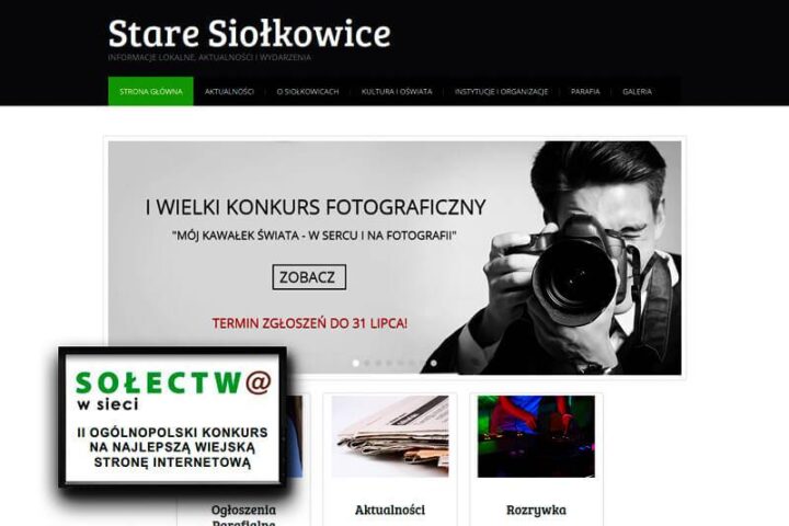 Strona Siołkowic najlepsza na Opolszczyźnie!