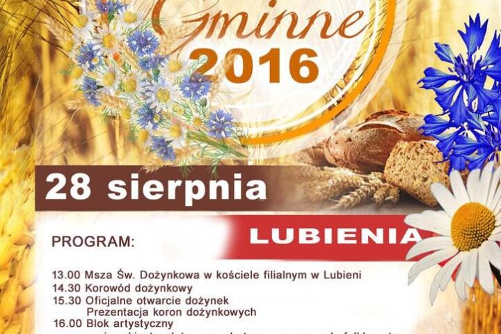 Dożynki Gminne - Lubienia 2016