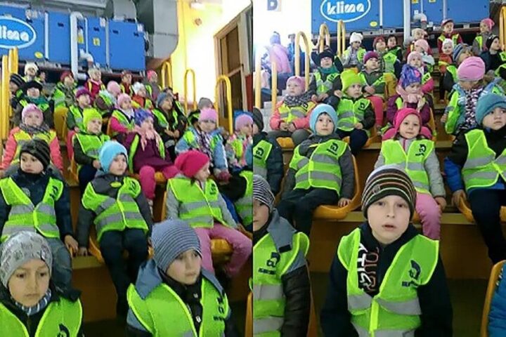 Nasze przedszkolaki odwiedziły "Królową Śniegu"