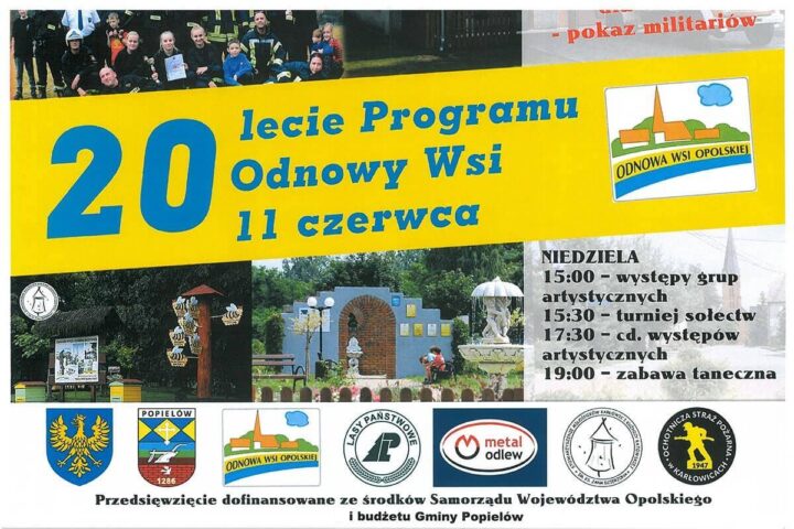 20-lecie Programu Odnowy Wsi. Festyn w Karłowicach