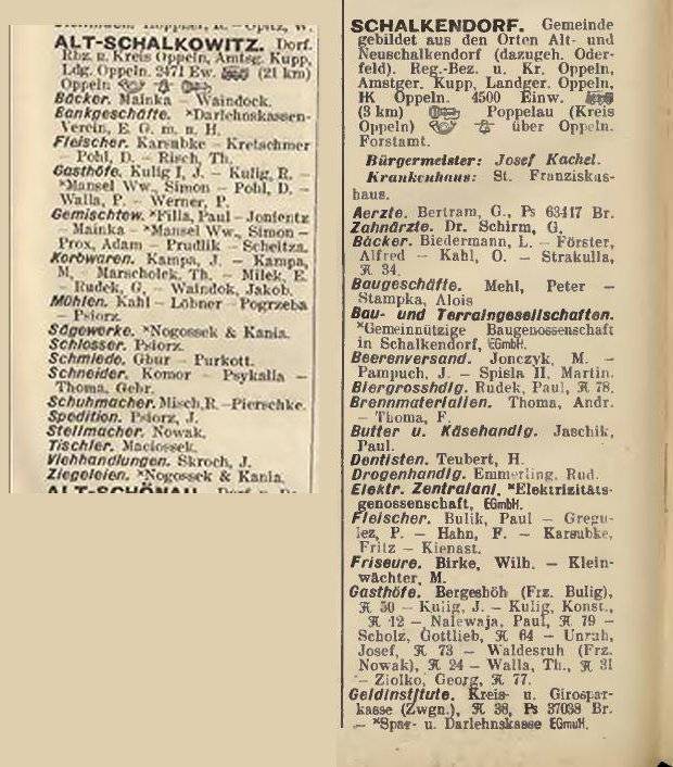 Foto. Książka adresowa, po lewej - z roku 1906, po prawej - z roku 1941.