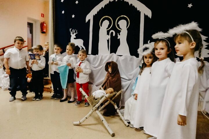 wigilijne spotkanie w przedszkolu Stare Siołkowice