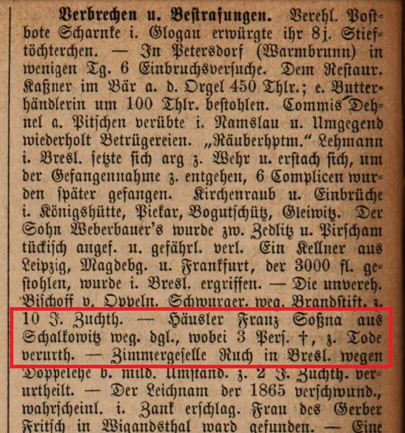 Stare Siołkowice - tragiczne pożary w XIX wieku cz. 3