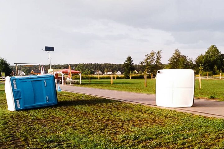 Burza szalała nad okolicą