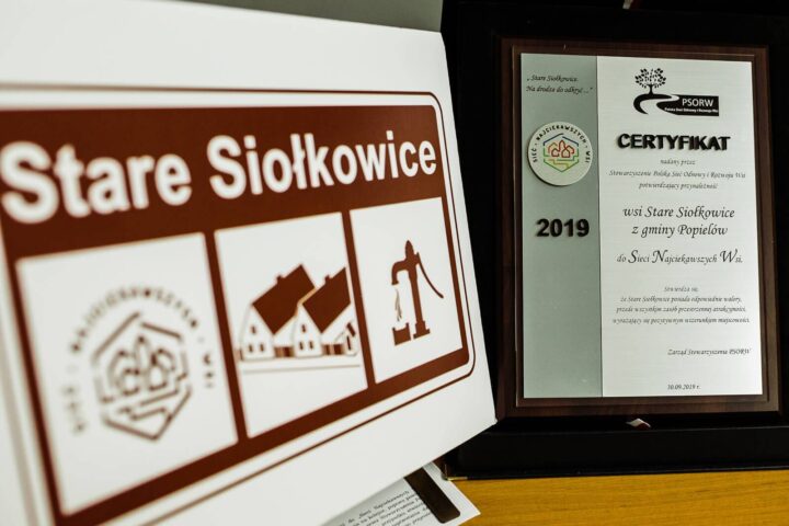 Stare Siołkowice - nowe tablice informacyjne dla turystów