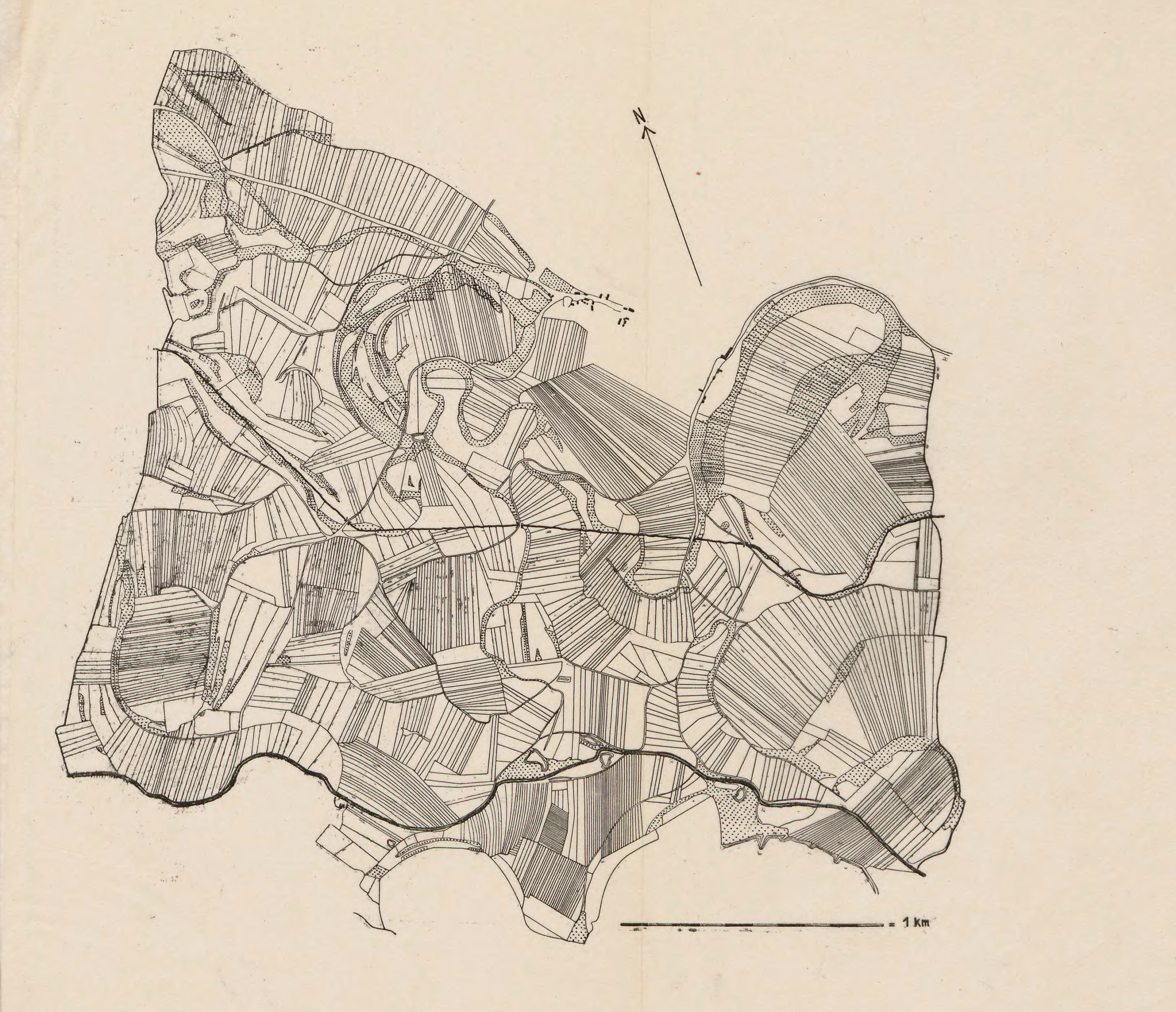 Mapa z początku XIX wieku niczym łamigłówka.