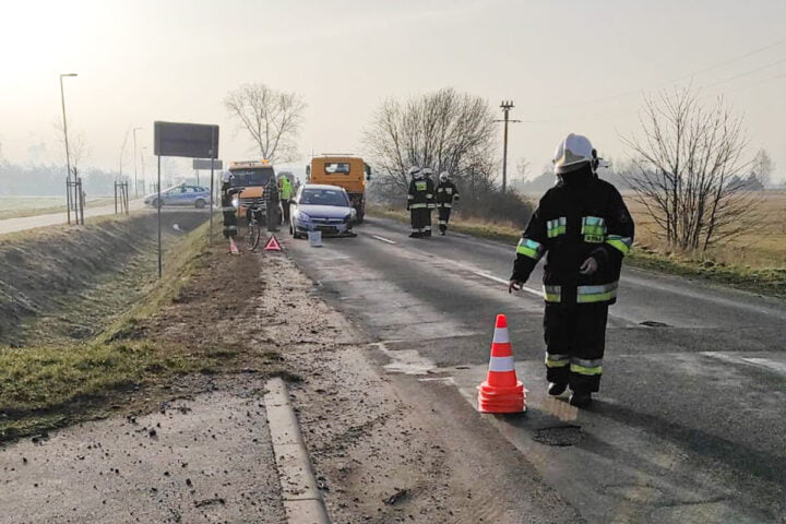 Cztery samochody zderzyły się w Starych Siołkowicach