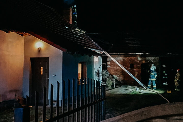 Pożar przewodu kominowego – Nowe Siołkowice