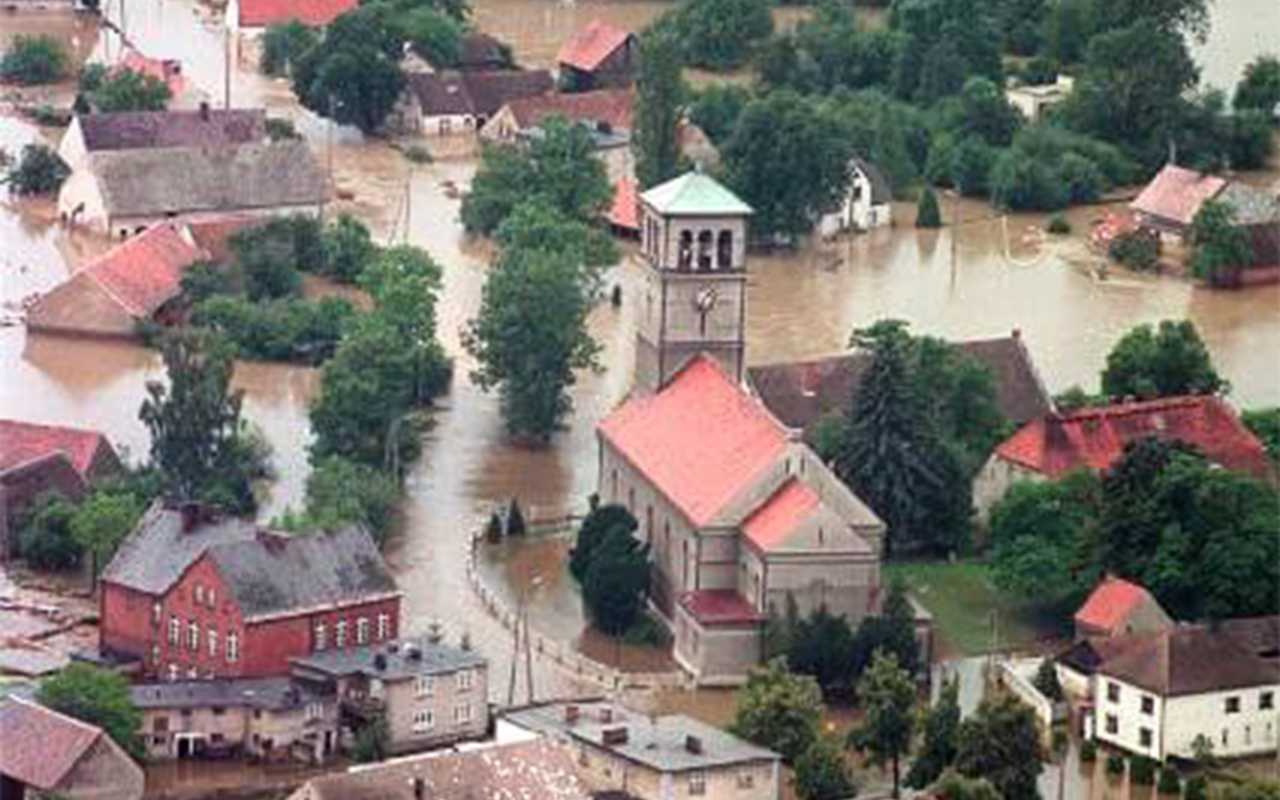 Film - Powódź 1997r. Stare Siołkowice i okolice