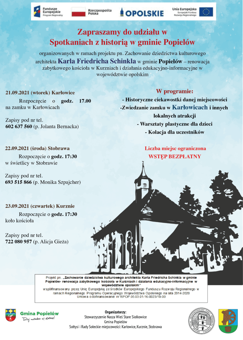 Spotkania historyczne II tura - stowarzyszenie zaprasza!