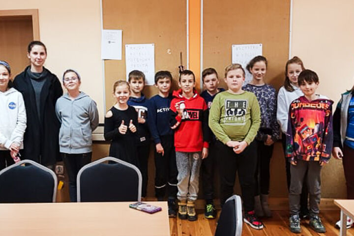 Świetlica w Kurzniach dla uczniów z Siołkowic zamieniła się na „dom pełen matematyki”
