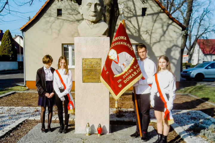 Wyjątkowa delegacja ze szkoły w Domaradzu w Siołkowicach!