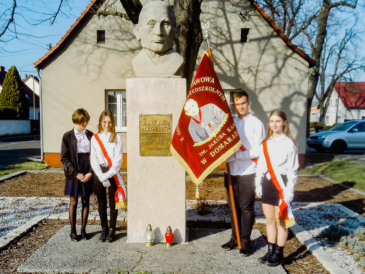 Wyjątkowa delegacja ze szkoły w Domaradzu w Siołkowicach!