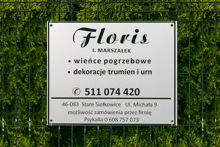 Floris - wieńce pogrzebowe i dekoracje trumien i urn