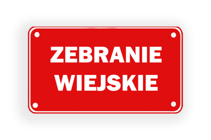 Zebranie Wiejskie Stare Siołkowice, środa 29 marca 2023, godz. 18:00