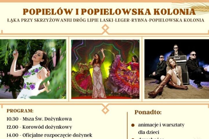 Dożynki Gminne 2023 - Popielów i Popielowska Kolonia