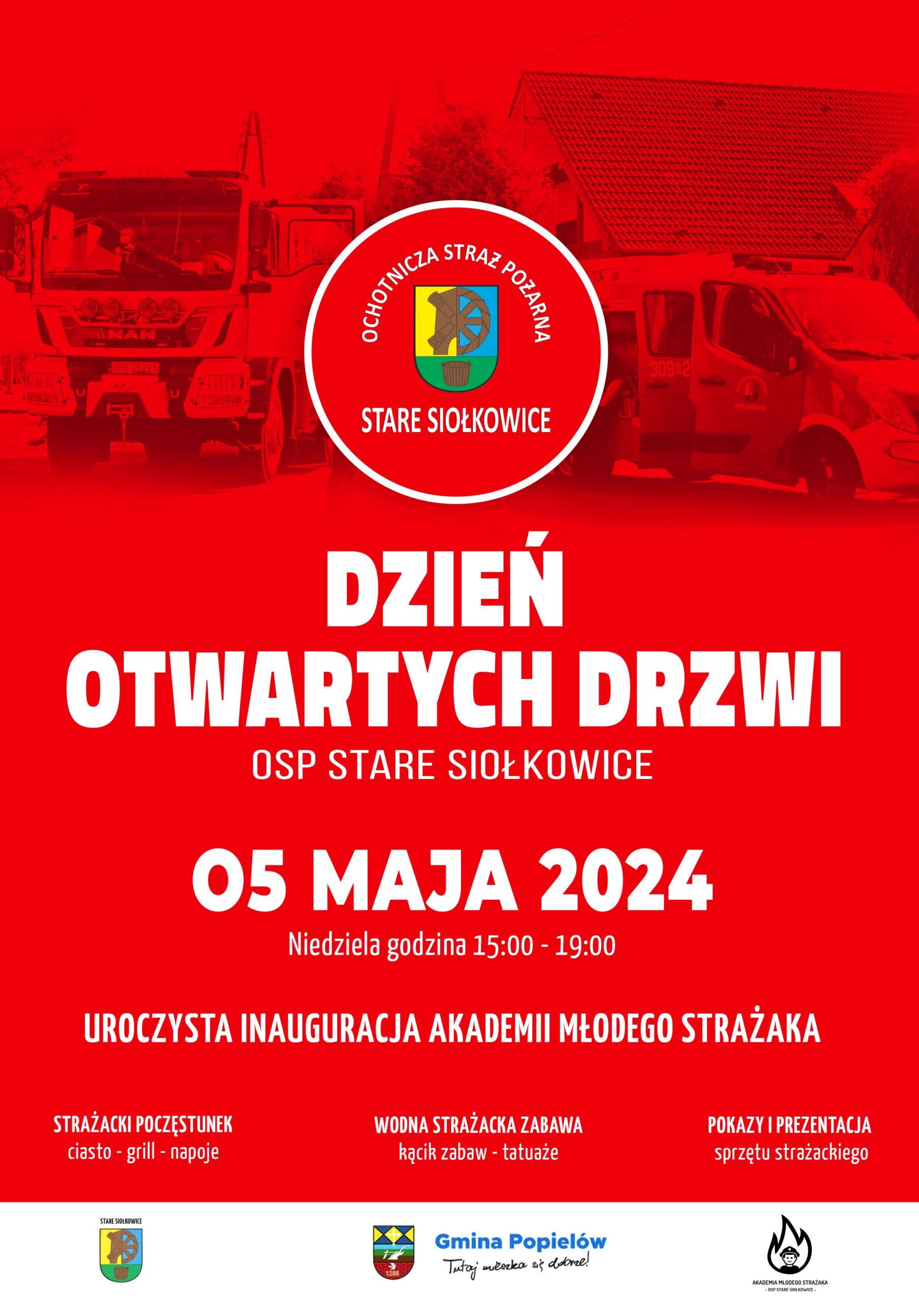 Dzień Otwartych Drzwi w straży w Starych Siołkowicach - Niedziela, 05 maja 2024r.