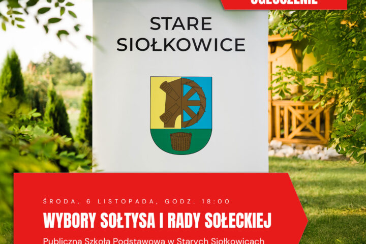 Zebranie wiejskie dotyczące wyboru Sołtysa i Rady Sołeckiej