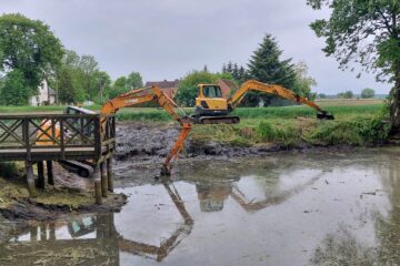 Farski Staw w Starych Siołkowicach: Przebudowa właśnie się rozpoczęła!
