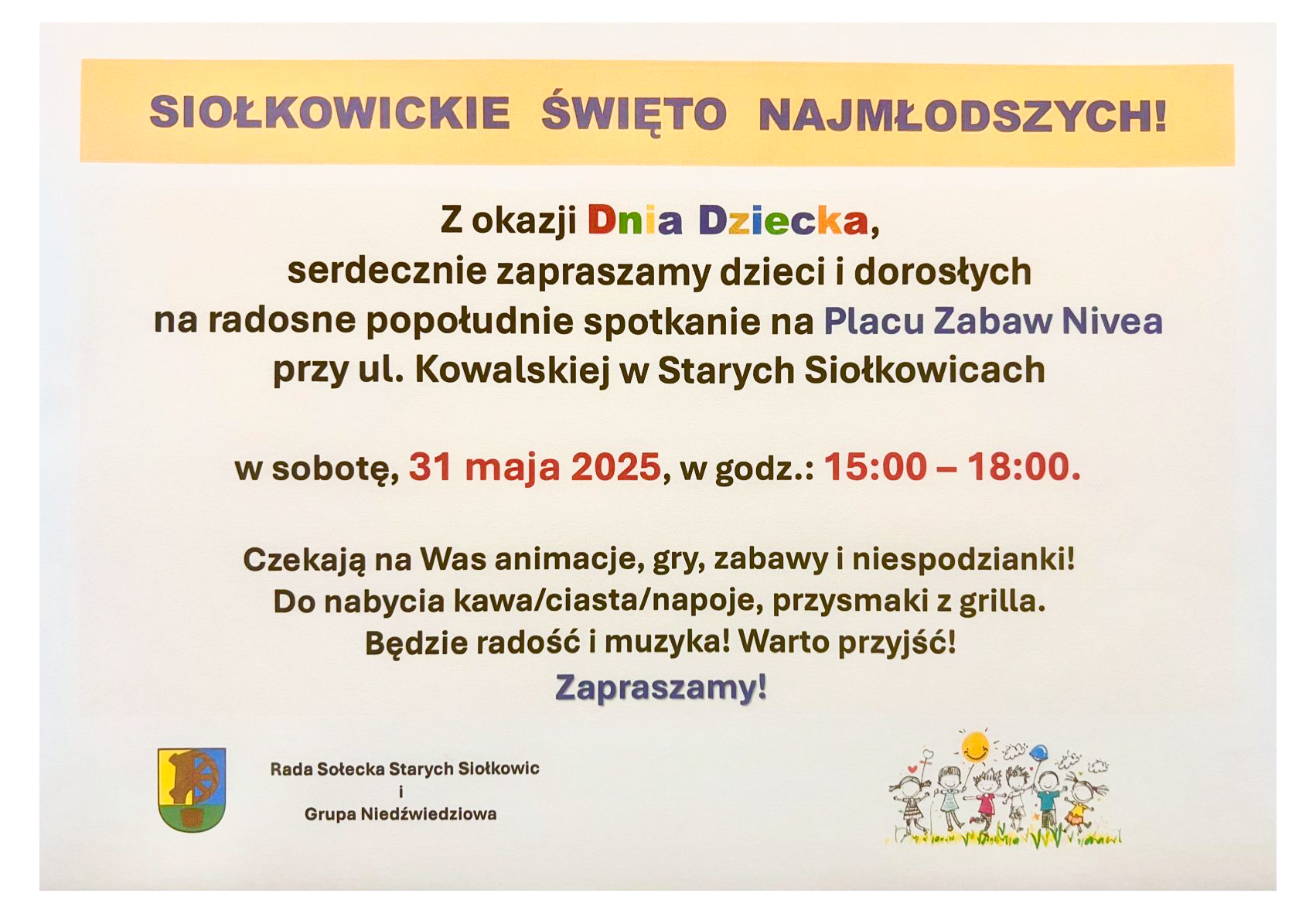 Siołkowickie Święto Najmłodszych