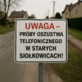 Uwaga – próby oszustwa telefonicznego w Starych Siołkowicach