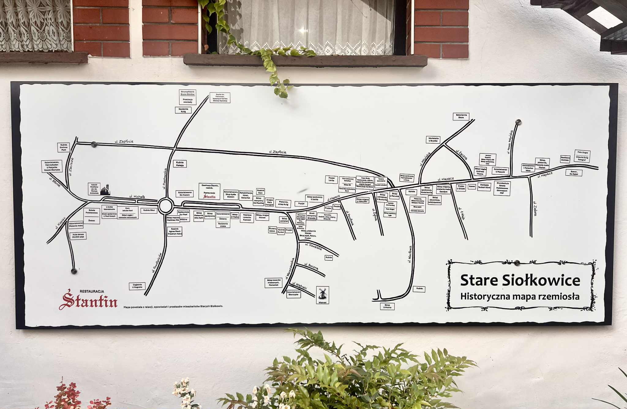 Historyczna mapa rzemiosła
