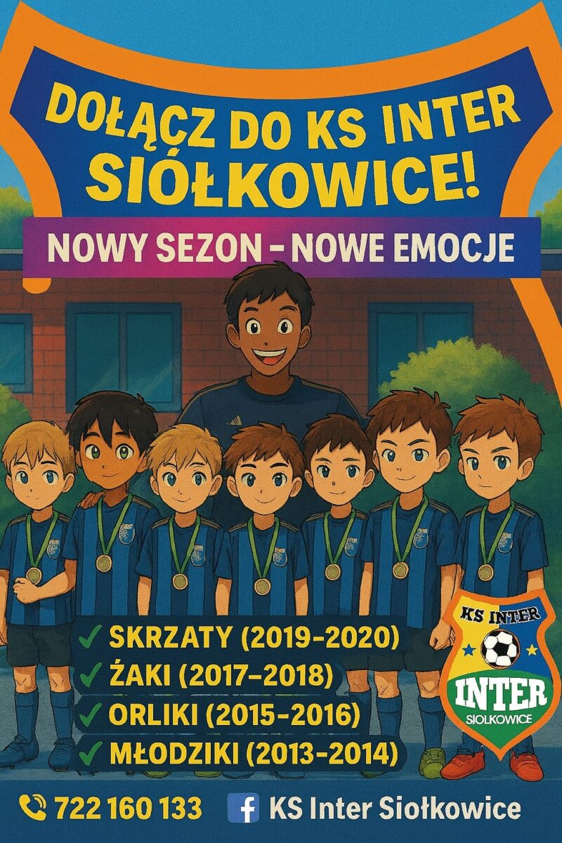 Dołącz do KS Inter Siołkowice!