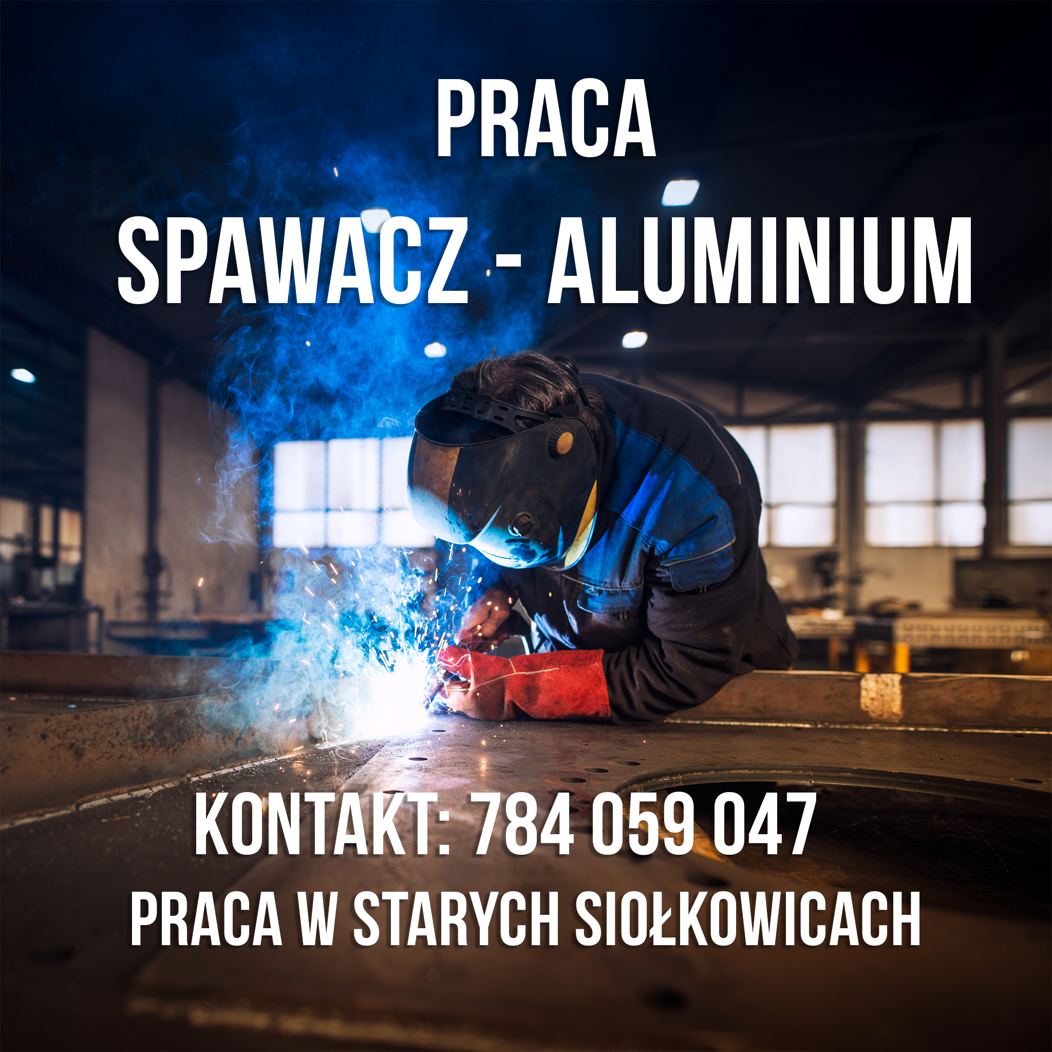 PRACA DLA SPAWACZA ALUMINIUM