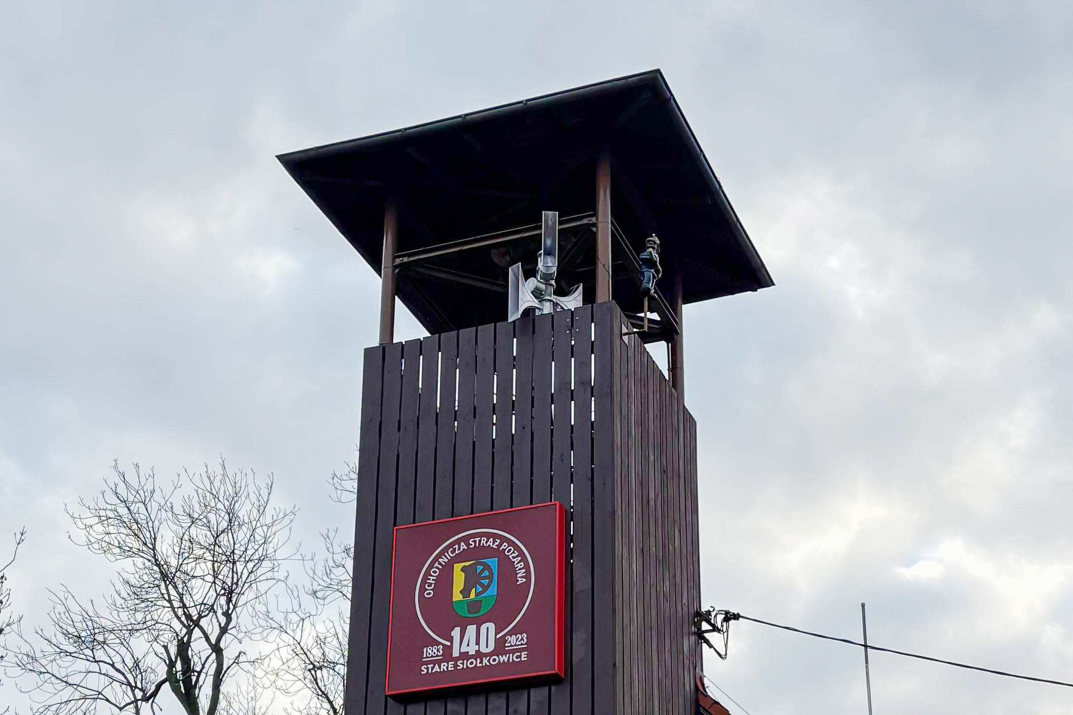 Nowa elektroniczna syrena w Starych Siołkowicach