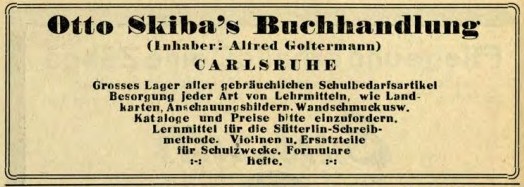 Dawne ogłoszenia z Carlsruhe