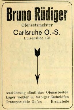 Dawne ogłoszenia z Carlsruhe