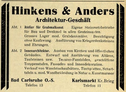 Dawne ogłoszenia z Carlsruhe